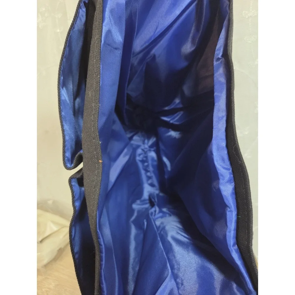 Dyson Tool Storage Back Black with Blue Lining Side pockets Shoulder Strap